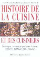 Couverture du livre « Histoire de la cuisine et des cuisiniers » de Neirinck aux éditions Delagrave