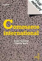 Couverture du livre « Commerce International 3ed » de Guyomar aux éditions Sirey