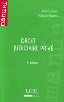 Couverture du livre « Droit judiciaire privé t.3 » de Julien/Fricero aux éditions Lgdj