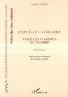 Couverture du livre « Despues de la Hoguera ; passe les flammes du brasier » de Geron Candido aux éditions Editions L'harmattan