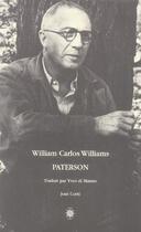 Couverture du livre « Paterson » de William Carlos Williams aux éditions Corti