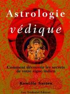 Couverture du livre « Astrologie vedique » de  aux éditions Guy Trédaniel