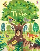 Couverture du livre « First sticker book trees » de Jane Bingham aux éditions Usborne
