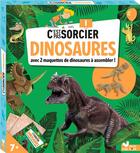 Couverture du livre « C'est pas sorcier les dinosaures ; boîte avec accessoires » de  aux éditions Deux Coqs D'or