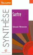Couverture du livre « Sartre » de Wormser aux éditions Armand Colin