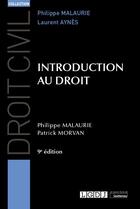 Couverture du livre « Introduction au droit (9e édition) » de Philippe Malaurie et Patrick Morvan aux éditions Lgdj