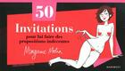 Couverture du livre « Chéquier 50 invitations pour lui faire des propositions indécentes » de Margaux Motin aux éditions Marabout