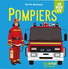 Couverture du livre « Saisissants pop-up pompier » de David Hawcock aux éditions Nuinui Jeunesse