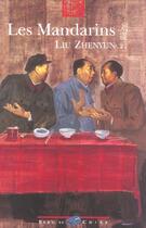 Couverture du livre « Les Mandarins » de Zhenyun Liu aux éditions Bleu De Chine