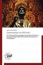 Couverture du livre « Communion et foi v.1 » de Jacek Ludwik Wojda aux éditions Presses Academiques Francophones