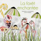 Couverture du livre « La forêt enchantée ; dessins à colorier anti-stress » de Sara Muzio aux éditions White Star