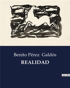 Couverture du livre « Realidad » de Benito Pérez Galdós aux éditions Culturea