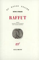 Couverture du livre « Raffut » de Botho Strauss aux éditions Gallimard