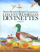 Couverture du livre « Les cent plus belles devinettes » de Jacques Charpentreau et Monika Beisner aux éditions Gallimard-jeunesse