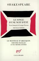 Couverture du livre « Le songe d'une nuit d'été » de William Shakespeare aux éditions Gallimard