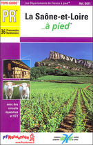 Couverture du livre « Saone-et-loire a pied 2005 - 71 - pr - d071 » de  aux éditions Ffrp