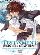 Couverture du livre « The testament of sister new devil Tome 2 » de Tetsuto Uesu et Miyakokasiwa et Nekosuke Okuma aux éditions Delcourt