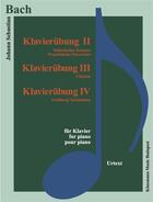 Couverture du livre « Bach ; exercices pour piano II-IV » de Jean-Sebastien Bach aux éditions Place Des Victoires/kmb