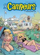 Couverture du livre « Les campeurs Tome 1 : camping Belle-Vue » de Eric Maltaite et Veerle Swinnen et Dugomier aux éditions Bamboo