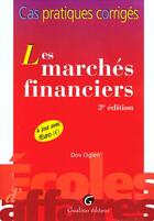 Couverture du livre « Marches financiers decf n 4 » de Dov Ogien aux éditions Gualino