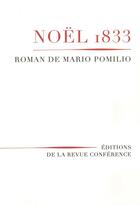 Couverture du livre « Noël 1833 » de Mario Pomilio aux éditions Conference