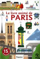 Couverture du livre « Le livre animé de Paris ; mini anim'action » de Kiko aux éditions Tourbillon