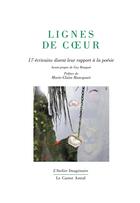 Couverture du livre « Lignes de coeur ; 17 écrivains disent leur rapport à la poésie » de  aux éditions Castor Astral