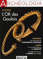 Couverture du livre « Archeologia n 579 l'or des gaulois - septembre 2019 » de  aux éditions Archeologia