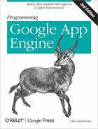 Couverture du livre « Programming Google App Engine » de Dan Sanderson aux éditions O'reilly Media