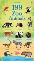 Couverture du livre « 199 things at the zoo » de Nikki Dyson et Hannah Watson aux éditions Usborne