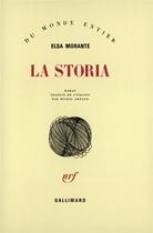 Couverture du livre « La Storia » de Elsa Morante aux éditions Gallimard