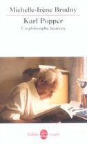 Couverture du livre « Karl popper : un philosophe heureux » de Brudny-M.I aux éditions Le Livre De Poche