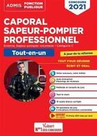 Couverture du livre « Caporal sapeur-pompier professionnel concours 2021-2022 ; concours externe et sapeur-pompier volontaire » de Francois Lavedan aux éditions Vuibert