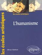 Couverture du livre « Humanisme (l') » de Mathian aux éditions Ellipses Marketing