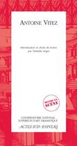 Couverture du livre « Choix de textes » de Antoine Vitez aux éditions Actes Sud-papiers