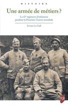 Couverture du livre « Une armée de métiers ? » de Erwan Le Gall aux éditions Pu De Rennes