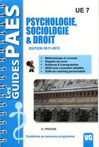 Couverture du livre « Guides paes psychologie sociologie droit » de Priesse S. aux éditions Vernazobres Grego