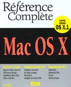 Couverture du livre « Mac Os X » de J Feiler aux éditions First Interactive