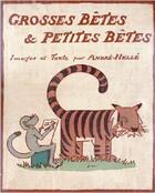 Couverture du livre « Grosses bêtes et petites bêtes » de André Hellé aux éditions Circonflexe