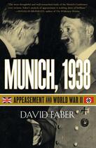 Couverture du livre « Munich, 1938 » de Faber David aux éditions Simon & Schuster