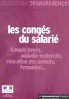 Couverture du livre « Les conges du salarie » de  aux éditions Documentation Francaise