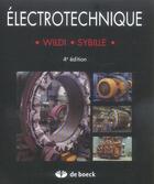 Couverture du livre « Électrotechnique (4e édition) » de Wildi aux éditions De Boeck Superieur