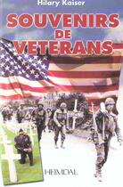 Couverture du livre « Souvenirs de veterans » de Hilary Kaiser aux éditions Heimdal