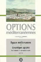 Couverture du livre « Espaces mediterraneens et dynamiques agraires serie b etudes recherches n 2 » de Le Coz aux éditions Ciheam