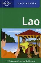 Couverture du livre « Lao phrasebook » de  aux éditions Lonely Planet France