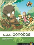 Couverture du livre « Les Sauvenature T.5 ; S.O.S. bonobos » de Jean-Marie Defossez et Fabien Mense aux éditions Pere Castor