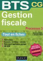 Couverture du livre « Gestion fiscale ; processus 3 » de Emmanuel Disle et Jacques Saraf aux éditions Dunod