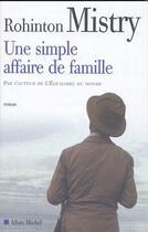 Couverture du livre « Une simple affaire de famille » de Mistry-R aux éditions Albin Michel