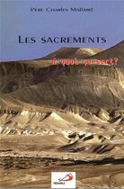 Couverture du livre « Sacrements, a quoi ca sert? (les) » de Mallard C aux éditions Mediaspaul