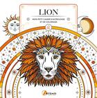 Couverture du livre « Lion : mon petit cahier d'astrologie et de coloriage » de Haumea aux éditions Artemis